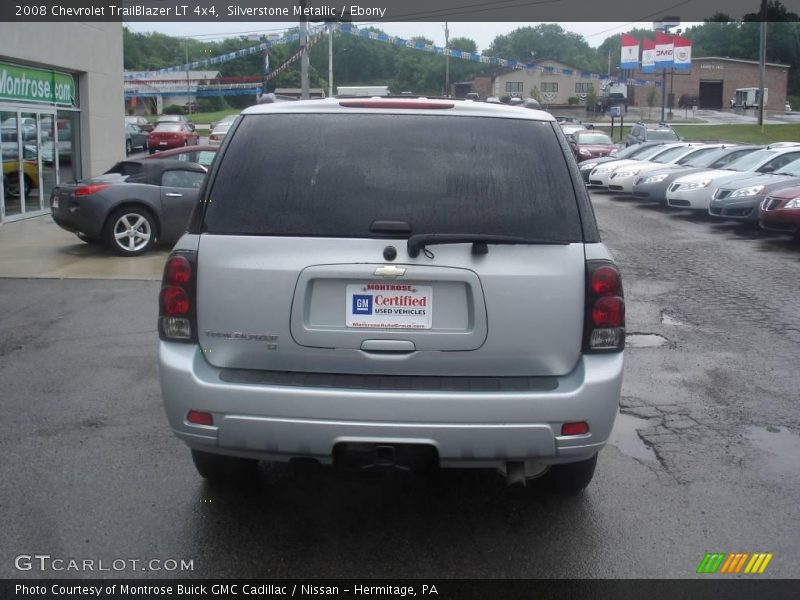 Silverstone Metallic / Ebony 2008 Chevrolet TrailBlazer LT 4x4