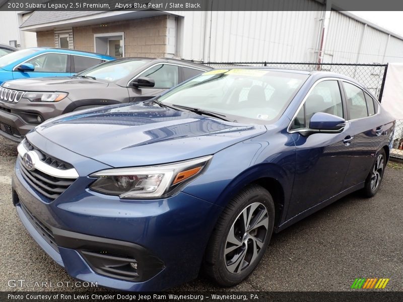 Abyss Blue Pearl / Slate Black 2020 Subaru Legacy 2.5i Premium