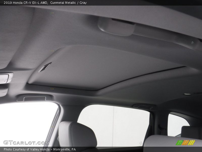 Gunmetal Metallic / Gray 2019 Honda CR-V EX-L AWD