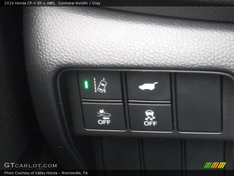 Gunmetal Metallic / Gray 2019 Honda CR-V EX-L AWD