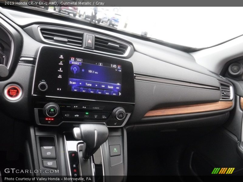 Gunmetal Metallic / Gray 2019 Honda CR-V EX-L AWD