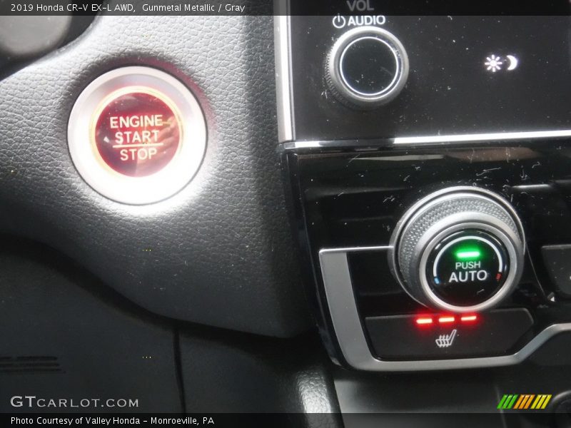 Gunmetal Metallic / Gray 2019 Honda CR-V EX-L AWD