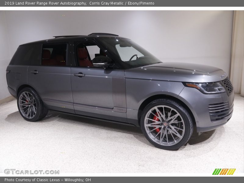 Corris Gray Metallic / Ebony/Pimento 2019 Land Rover Range Rover Autobiography