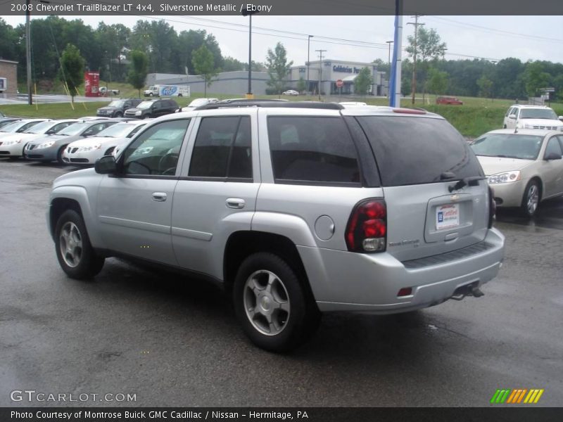 Silverstone Metallic / Ebony 2008 Chevrolet TrailBlazer LT 4x4