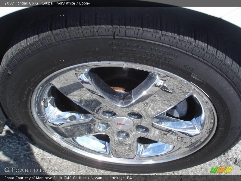 Ivory White / Ebony 2007 Pontiac G6 GT Coupe