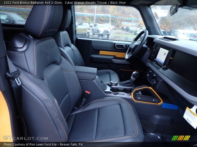  2022 Bronco Badlands 4x4 2-Door Black Onyx Interior
