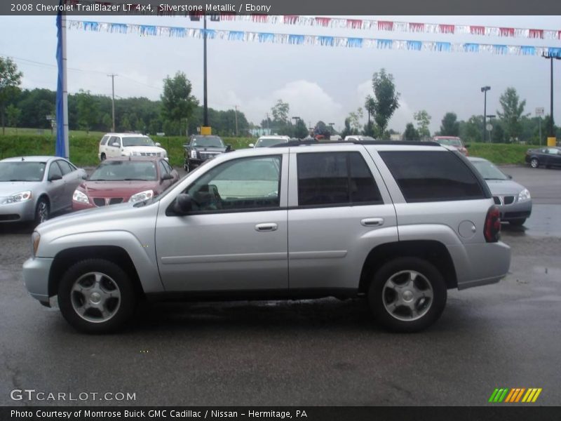 Silverstone Metallic / Ebony 2008 Chevrolet TrailBlazer LT 4x4