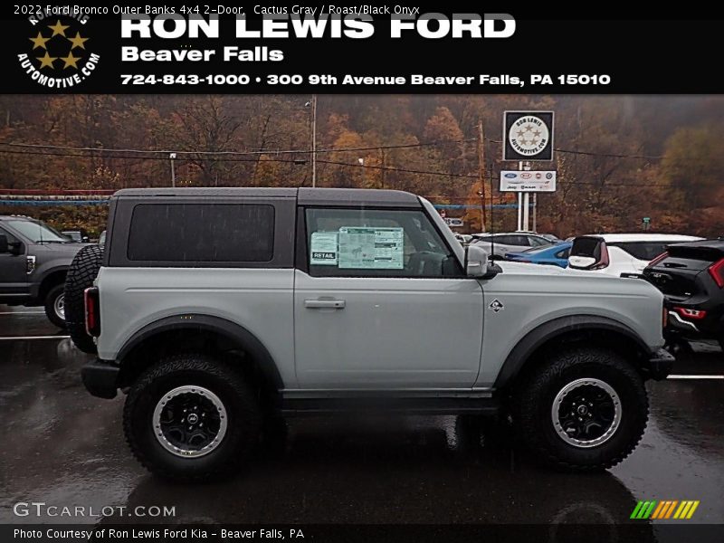 Cactus Gray / Roast/Black Onyx 2022 Ford Bronco Outer Banks 4x4 2-Door