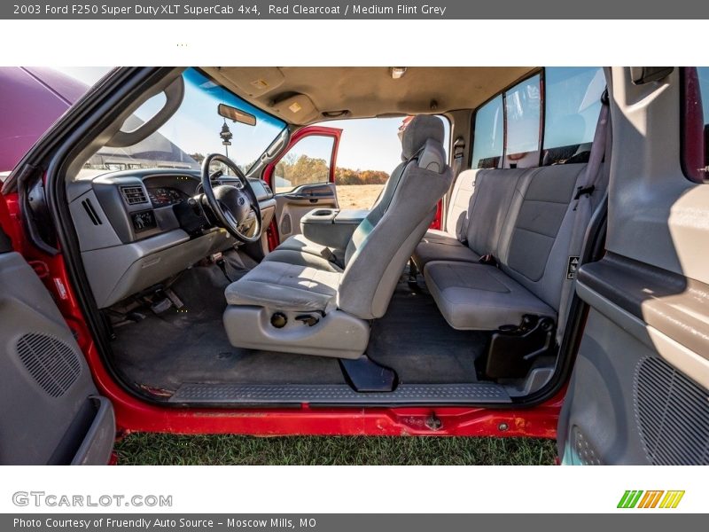  2003 F250 Super Duty XLT SuperCab 4x4 Medium Flint Grey Interior