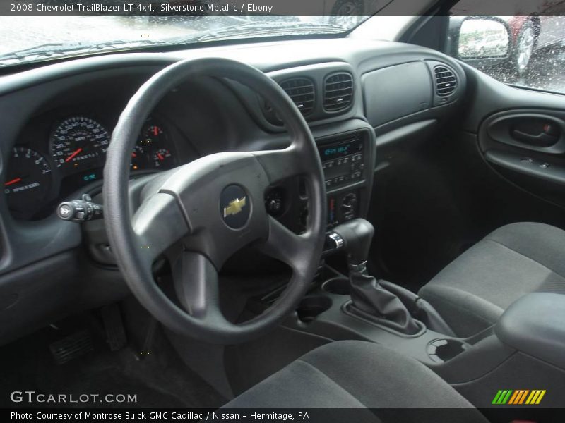 Silverstone Metallic / Ebony 2008 Chevrolet TrailBlazer LT 4x4