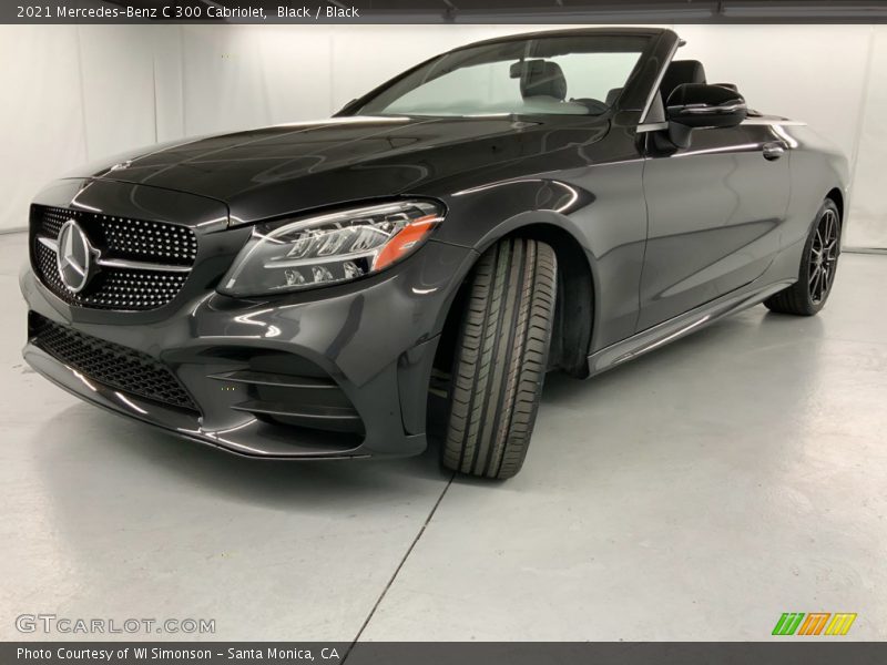 Black / Black 2021 Mercedes-Benz C 300 Cabriolet