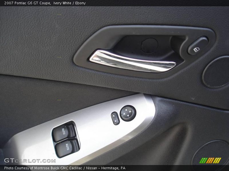 Ivory White / Ebony 2007 Pontiac G6 GT Coupe