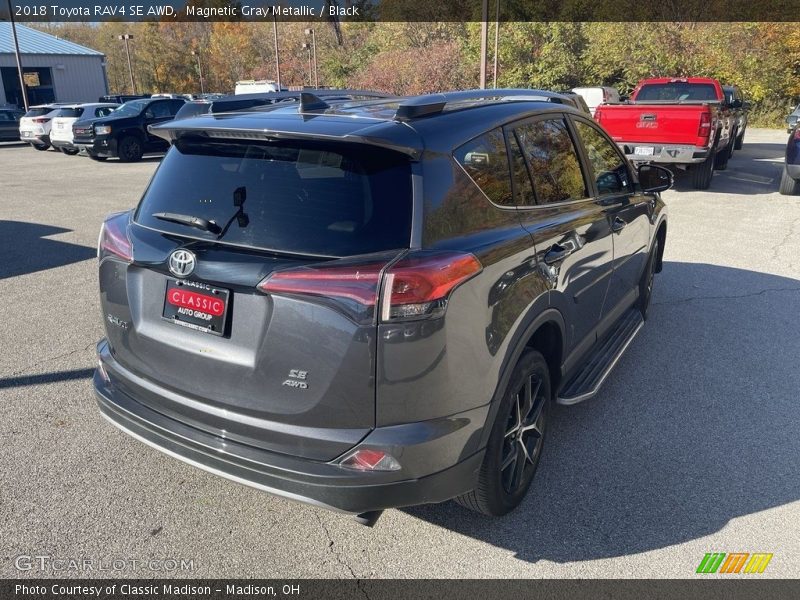 Magnetic Gray Metallic / Black 2018 Toyota RAV4 SE AWD