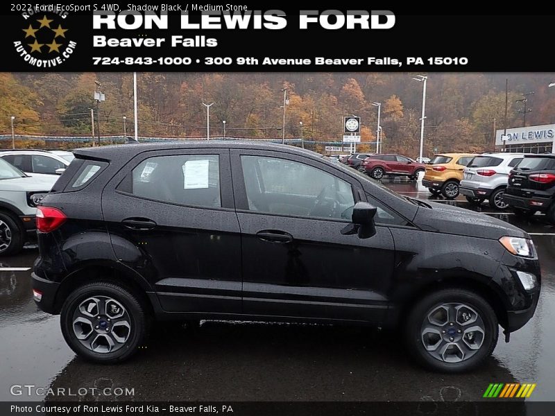 Shadow Black / Medium Stone 2022 Ford EcoSport S 4WD