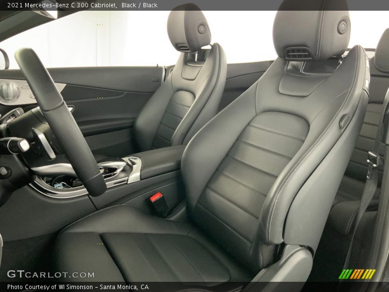 Black / Black 2021 Mercedes-Benz C 300 Cabriolet