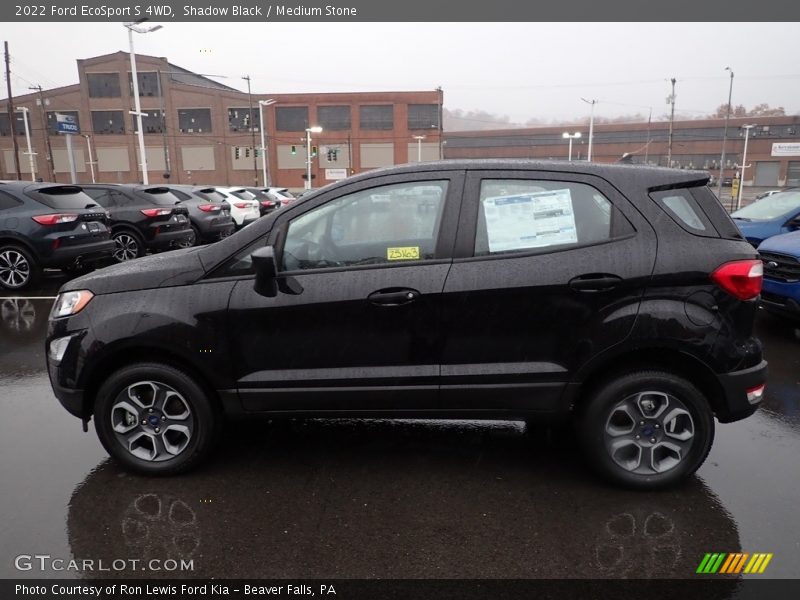 Shadow Black / Medium Stone 2022 Ford EcoSport S 4WD