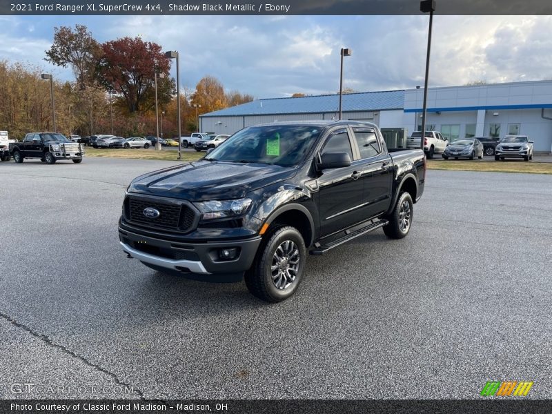 Shadow Black Metallic / Ebony 2021 Ford Ranger XL SuperCrew 4x4