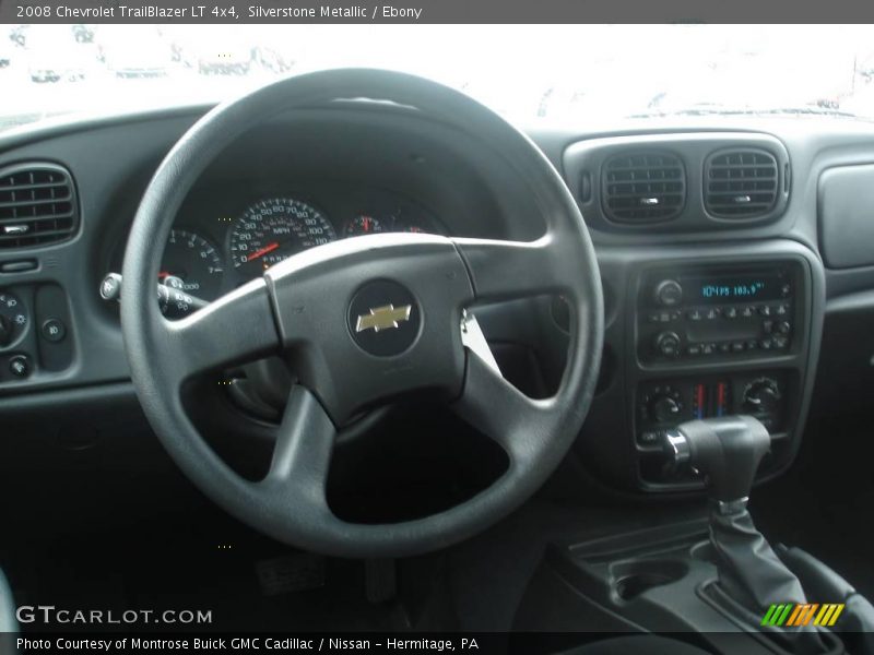Silverstone Metallic / Ebony 2008 Chevrolet TrailBlazer LT 4x4