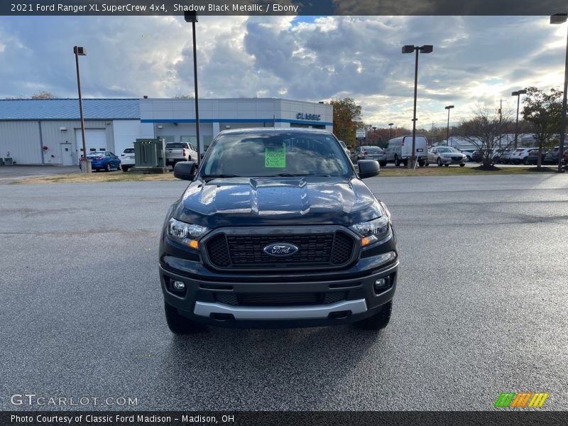 Shadow Black Metallic / Ebony 2021 Ford Ranger XL SuperCrew 4x4