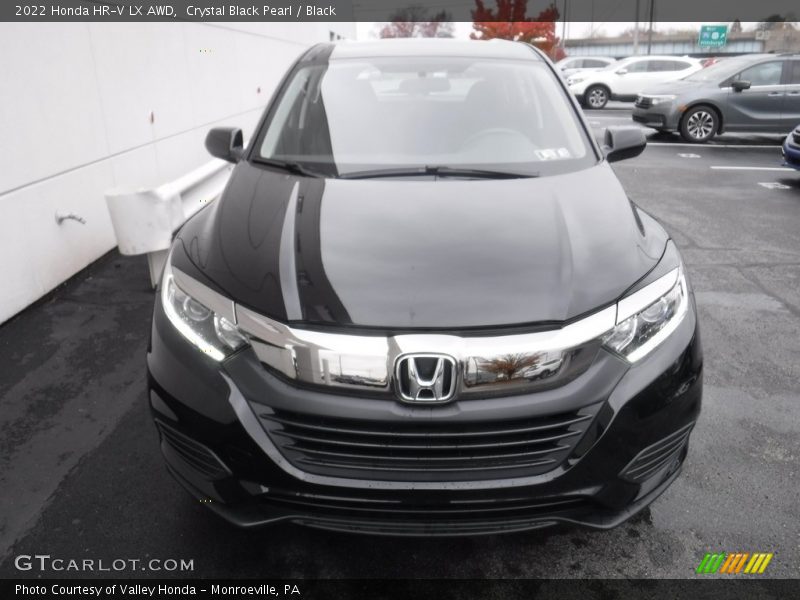 Crystal Black Pearl / Black 2022 Honda HR-V LX AWD