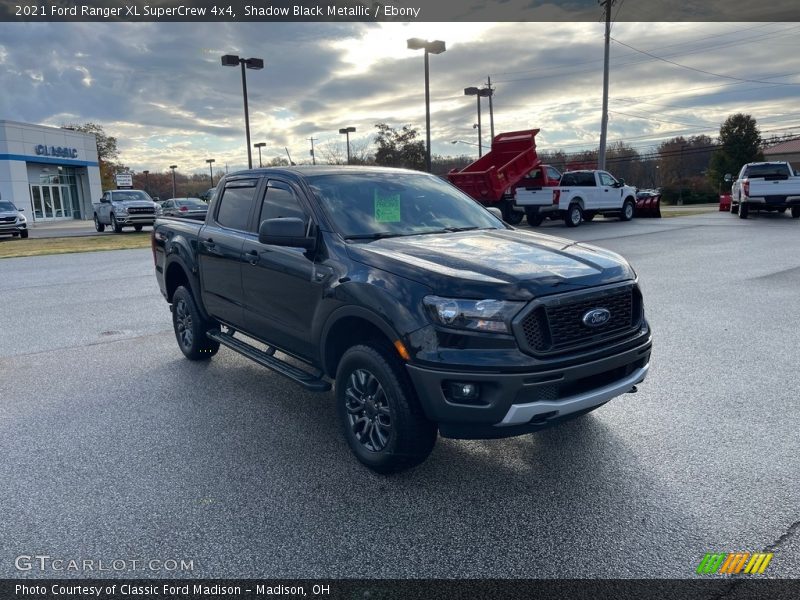Shadow Black Metallic / Ebony 2021 Ford Ranger XL SuperCrew 4x4