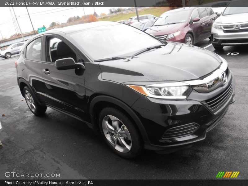 Crystal Black Pearl / Black 2022 Honda HR-V LX AWD