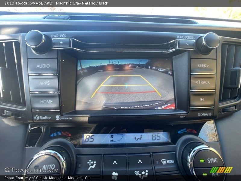 Magnetic Gray Metallic / Black 2018 Toyota RAV4 SE AWD