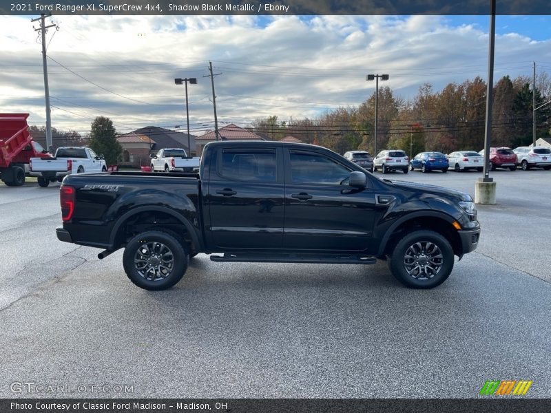 Shadow Black Metallic / Ebony 2021 Ford Ranger XL SuperCrew 4x4
