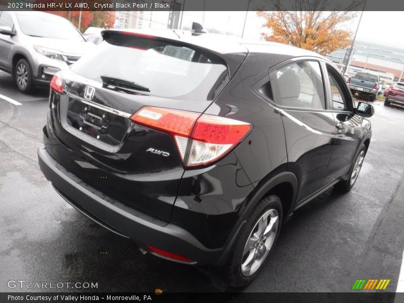 Crystal Black Pearl / Black 2022 Honda HR-V LX AWD