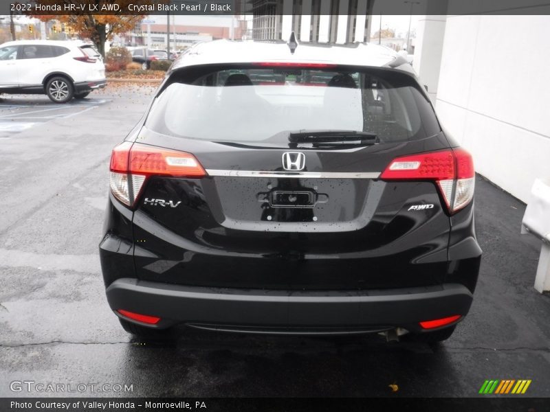 Crystal Black Pearl / Black 2022 Honda HR-V LX AWD