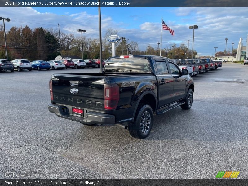 Shadow Black Metallic / Ebony 2021 Ford Ranger XL SuperCrew 4x4