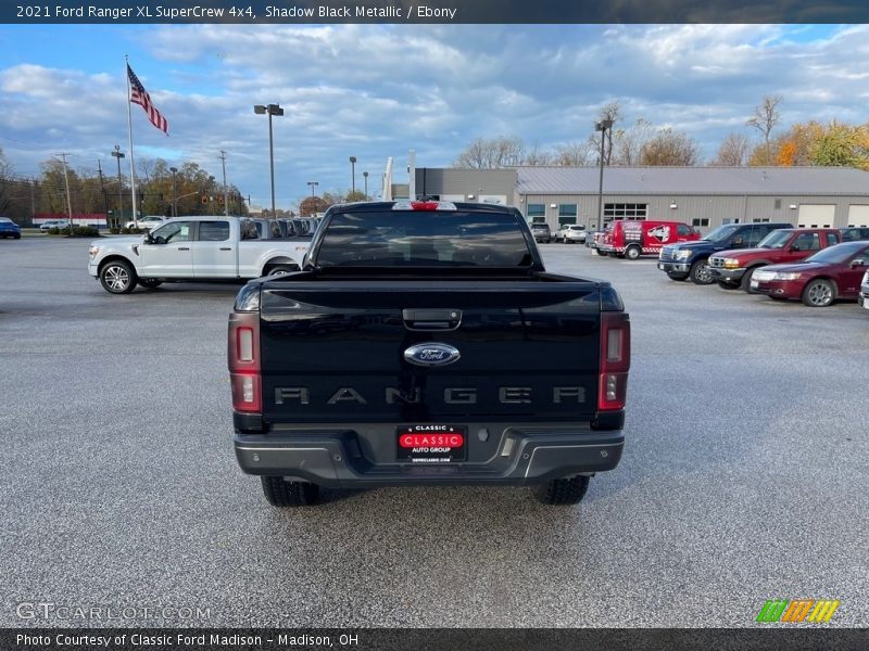 Shadow Black Metallic / Ebony 2021 Ford Ranger XL SuperCrew 4x4