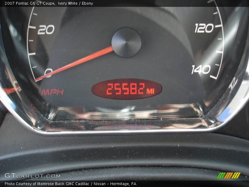 Ivory White / Ebony 2007 Pontiac G6 GT Coupe