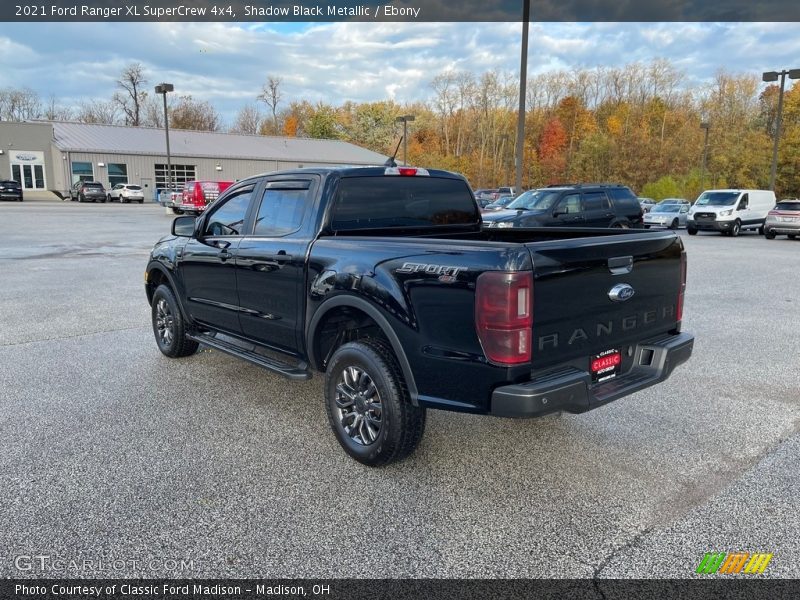 Shadow Black Metallic / Ebony 2021 Ford Ranger XL SuperCrew 4x4