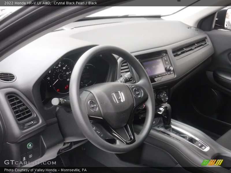 Crystal Black Pearl / Black 2022 Honda HR-V LX AWD