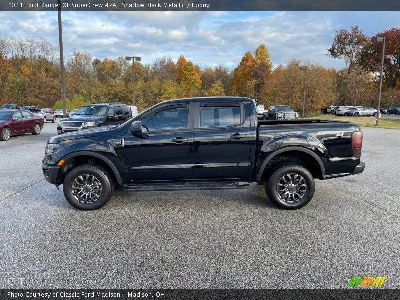 Shadow Black Metallic / Ebony 2021 Ford Ranger XL SuperCrew 4x4