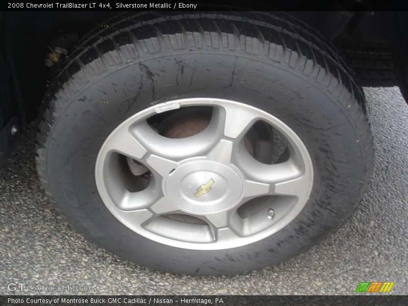 Silverstone Metallic / Ebony 2008 Chevrolet TrailBlazer LT 4x4