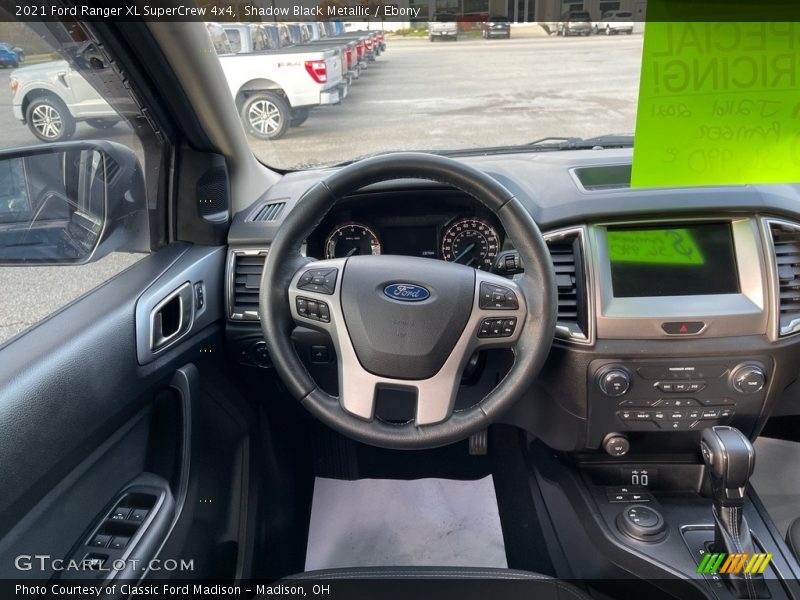 Shadow Black Metallic / Ebony 2021 Ford Ranger XL SuperCrew 4x4