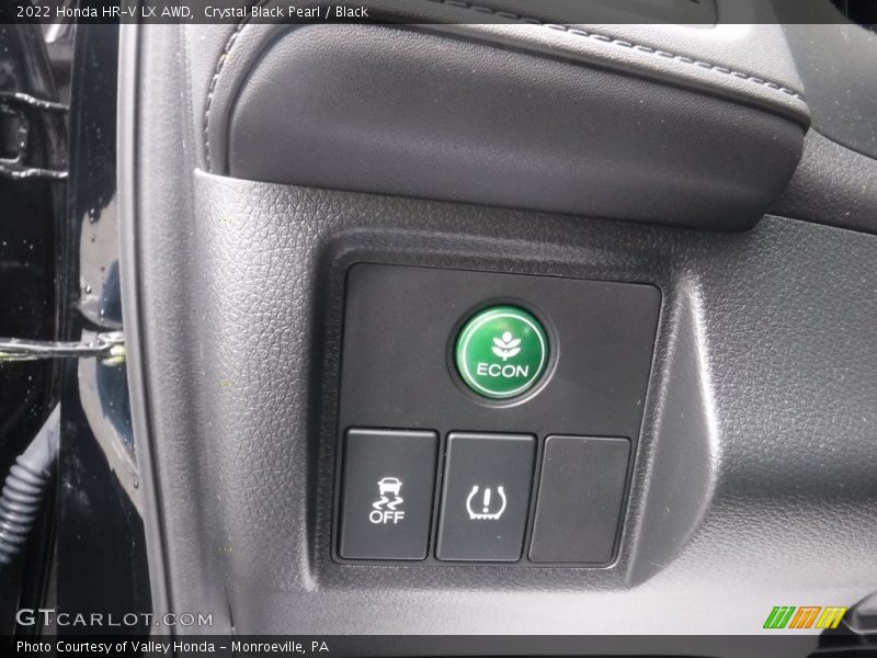 Crystal Black Pearl / Black 2022 Honda HR-V LX AWD