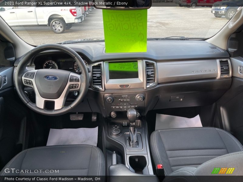 Shadow Black Metallic / Ebony 2021 Ford Ranger XL SuperCrew 4x4