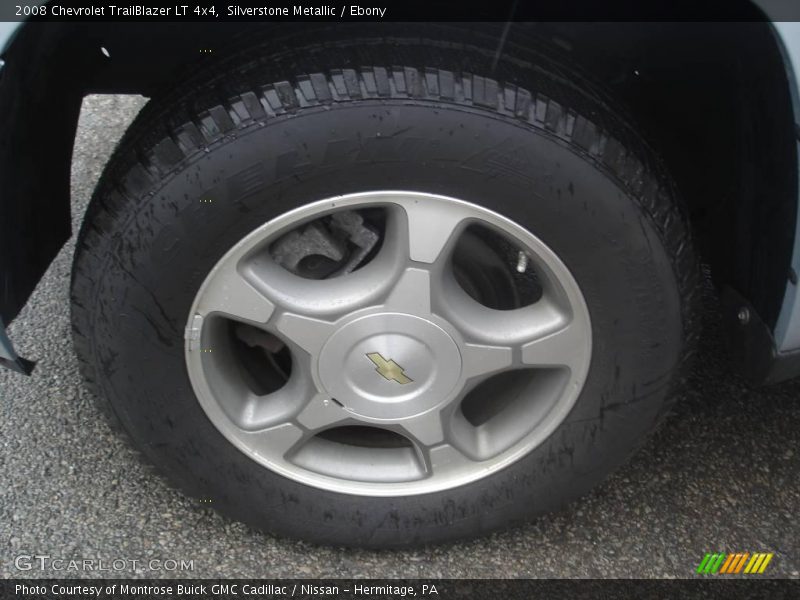 Silverstone Metallic / Ebony 2008 Chevrolet TrailBlazer LT 4x4