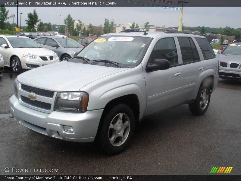Silverstone Metallic / Ebony 2008 Chevrolet TrailBlazer LT 4x4