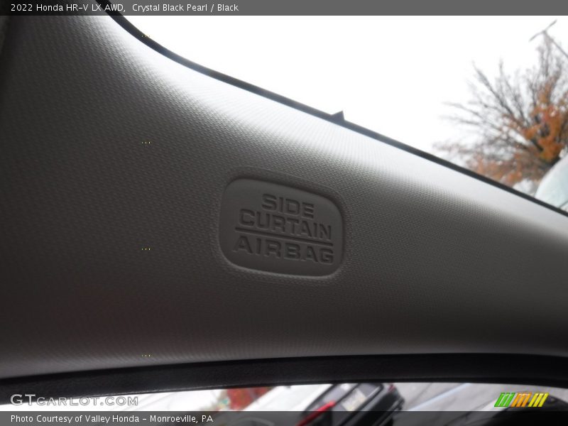 Crystal Black Pearl / Black 2022 Honda HR-V LX AWD