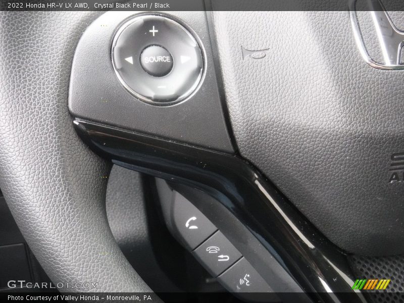 Crystal Black Pearl / Black 2022 Honda HR-V LX AWD