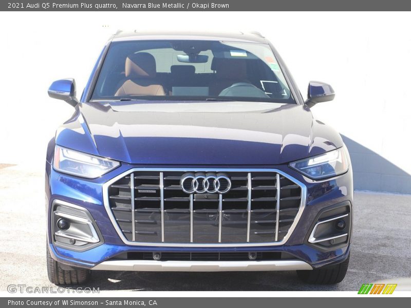 Navarra Blue Metallic / Okapi Brown 2021 Audi Q5 Premium Plus quattro