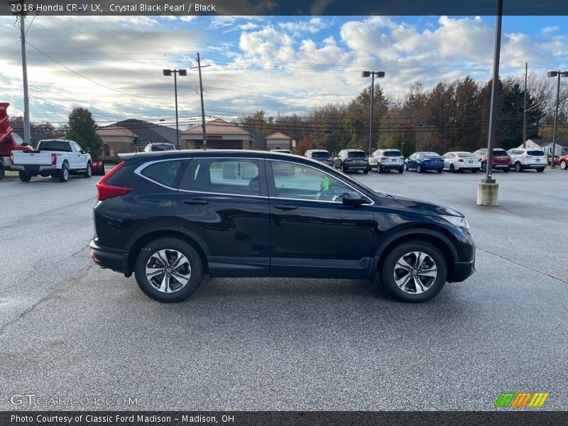 Crystal Black Pearl / Black 2018 Honda CR-V LX