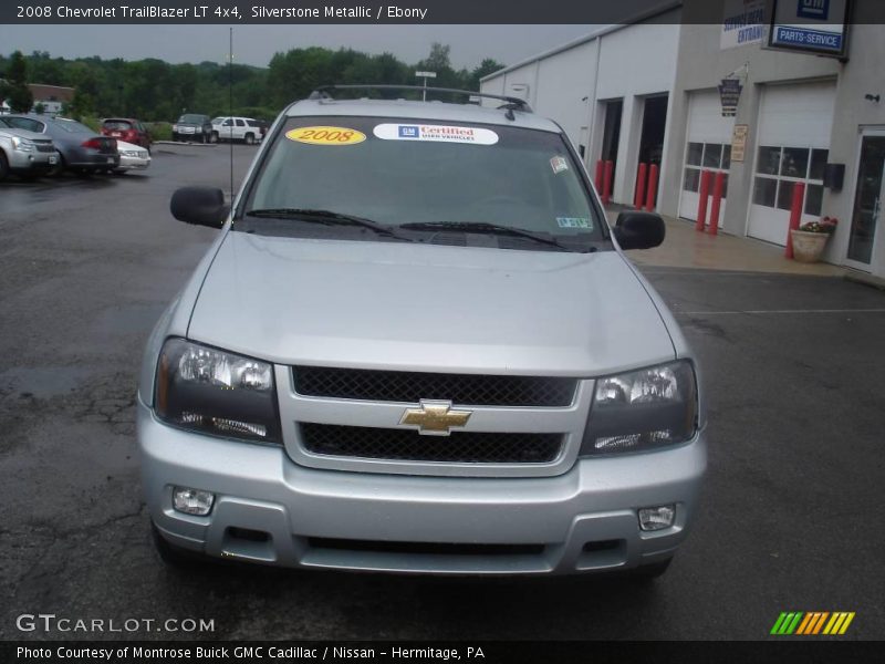 Silverstone Metallic / Ebony 2008 Chevrolet TrailBlazer LT 4x4
