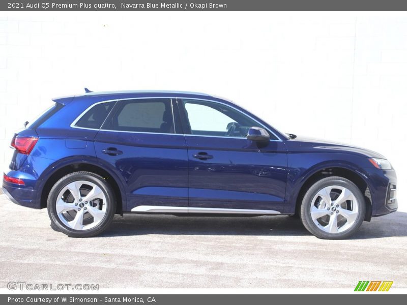 Navarra Blue Metallic / Okapi Brown 2021 Audi Q5 Premium Plus quattro