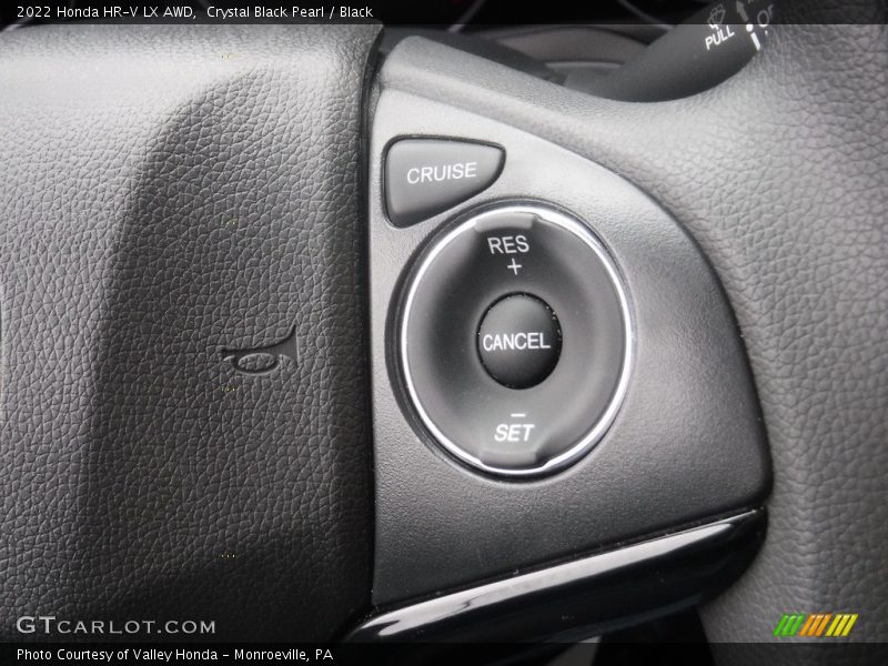 Crystal Black Pearl / Black 2022 Honda HR-V LX AWD