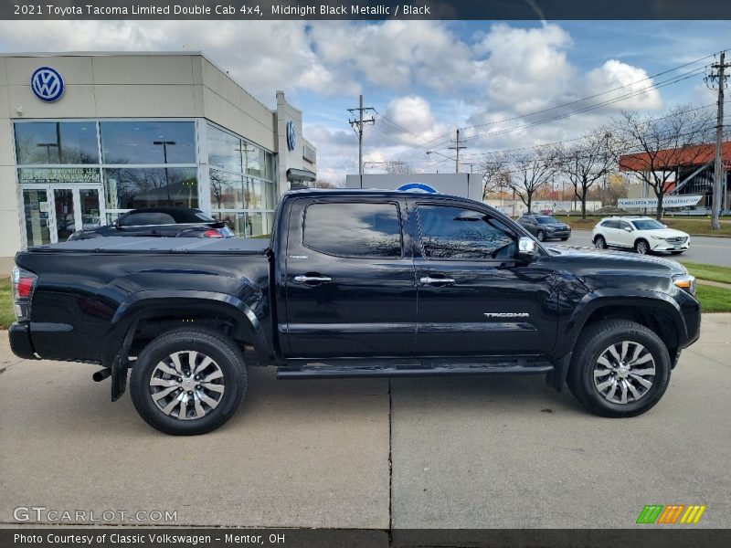 Midnight Black Metallic / Black 2021 Toyota Tacoma Limited Double Cab 4x4